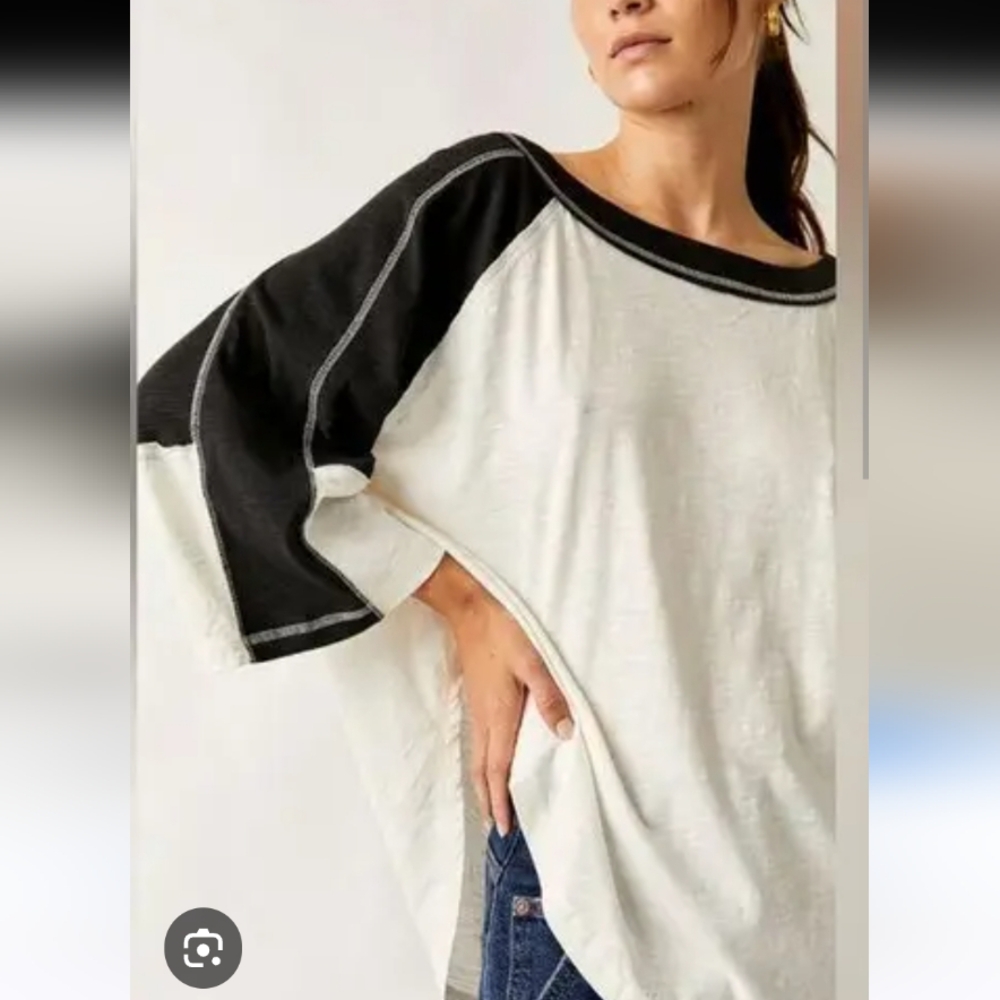Free People We The Free Starry Haze Tee, Medium, NWOT